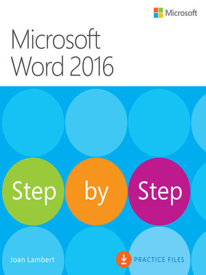 cover image of Microsoft Word 2016 Step by Step